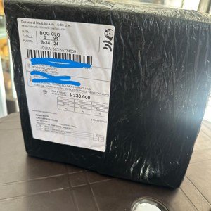 Foto real enviada por Carlos, cliente de Cacharros Store
